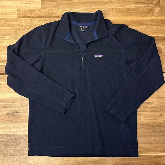 <3 Patagonia 1/4 Zip Fleece Sweater M size - Picture 1 of 9
